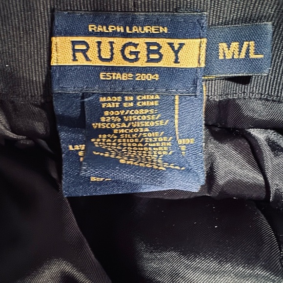 VTG Rare Rugby Ralph Lauren Purple Velvet Baker Boy Cap Hat Size: M/L - Picture 5 of 5